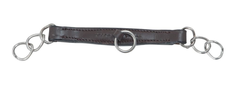 Shires Blenheim Leather Curb Chain