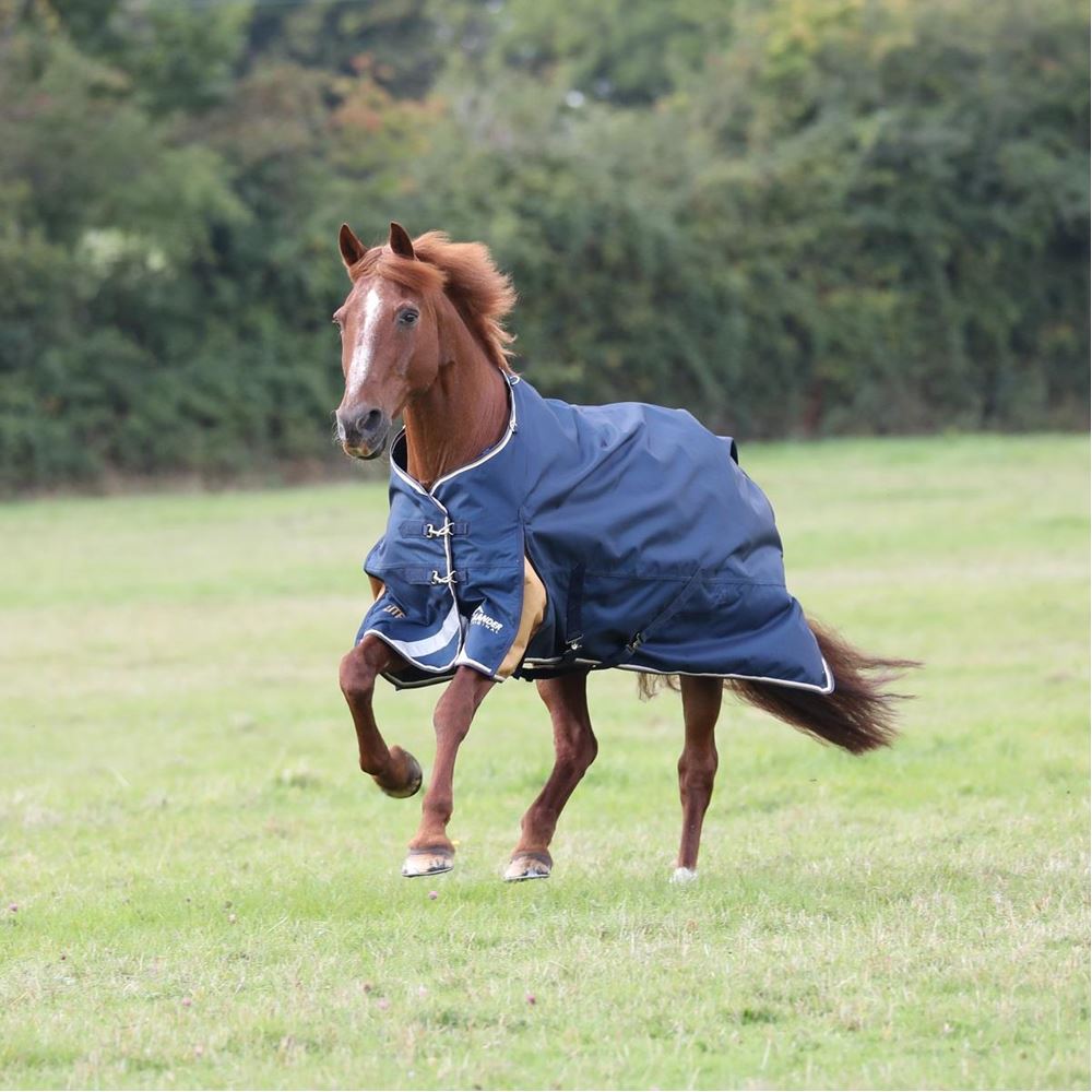 Shires Highlander Plus Lite Turnout Rug (Navy)