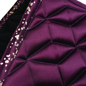 Hy Equestrian Enchanted Collection Saddle Pad (Plum/ Rose Gold)