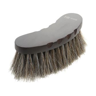 Hy Equestrian Deluxe Half Round Brush With Horse Hair