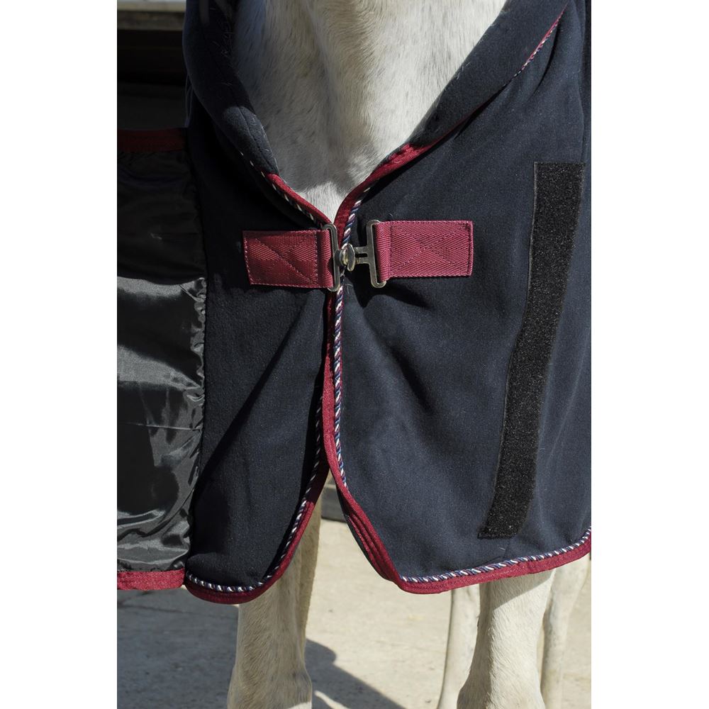 Rhinegold Comfey Collar Fleece Rug (Navy)