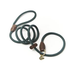 **barcodes** Shires Digby & Fox Fine Rope Slip Lead (Green)