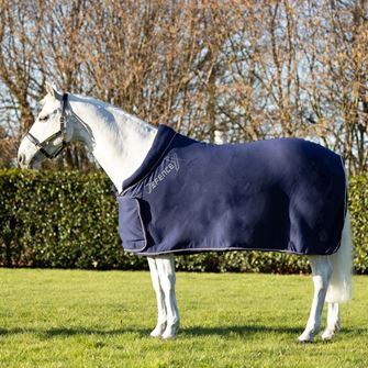 Hy Equestrian DefenceX Shield Royal Elite Fleece Rug (Navy)