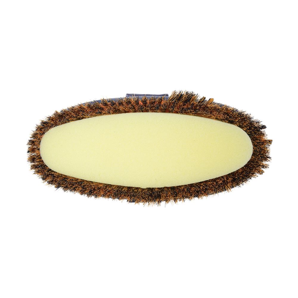 Hy Equestrian Pro Groom Sponge Brush (Navy/Light Blue)