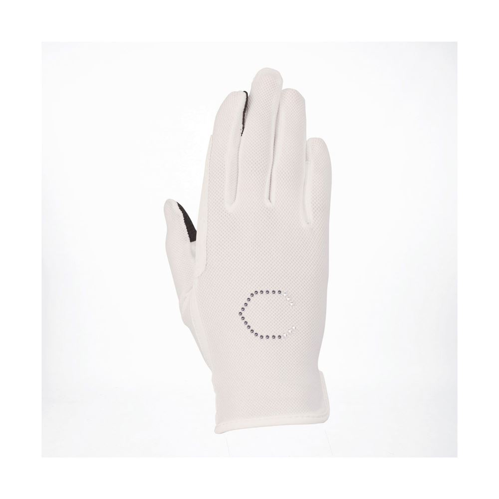 Coldstream Lintlaw CoolMesh Summer Riding Gloves (White)