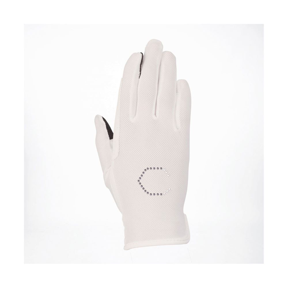 Coldstream Lintlaw CoolMesh Summer Riding Gloves (White)
