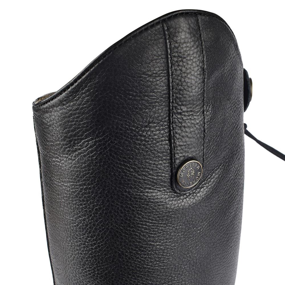 Shires Moretta Gianna Leather Riding Boots - Regular Height (Black)