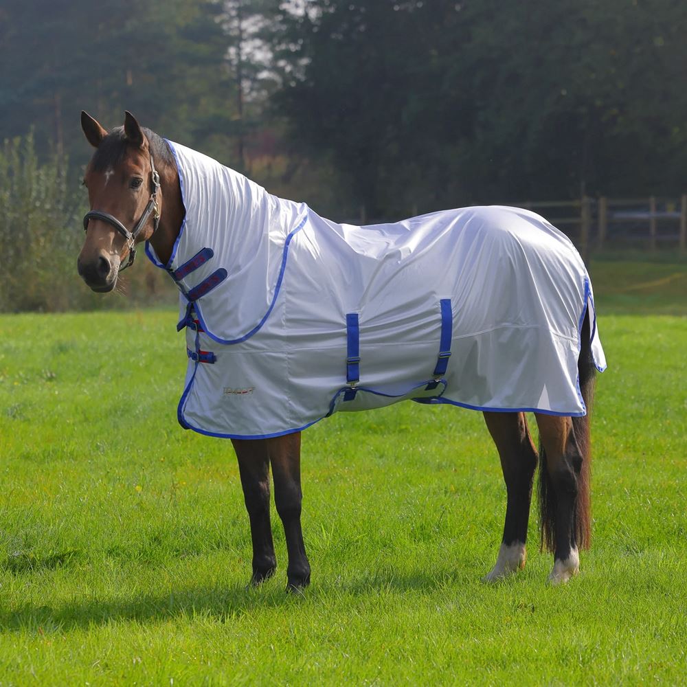 Shires Tempest Original Fly Rug & Neck Set (White)