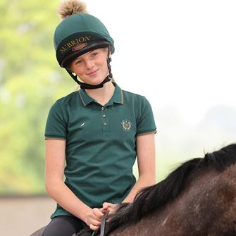 Shires Aubrion Team Polo - Young Rider (Green)
