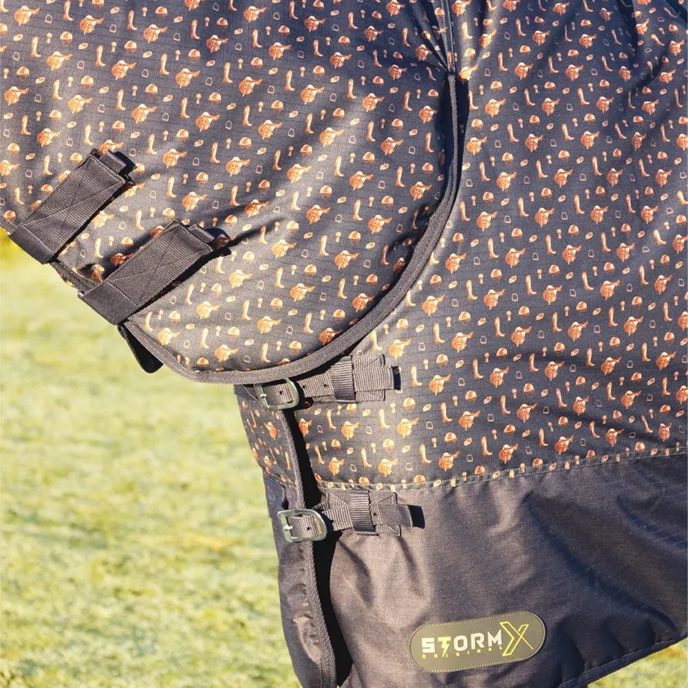 Hy Equestrian StormX Original Country 200 Combi Turnout Rug (Navy)