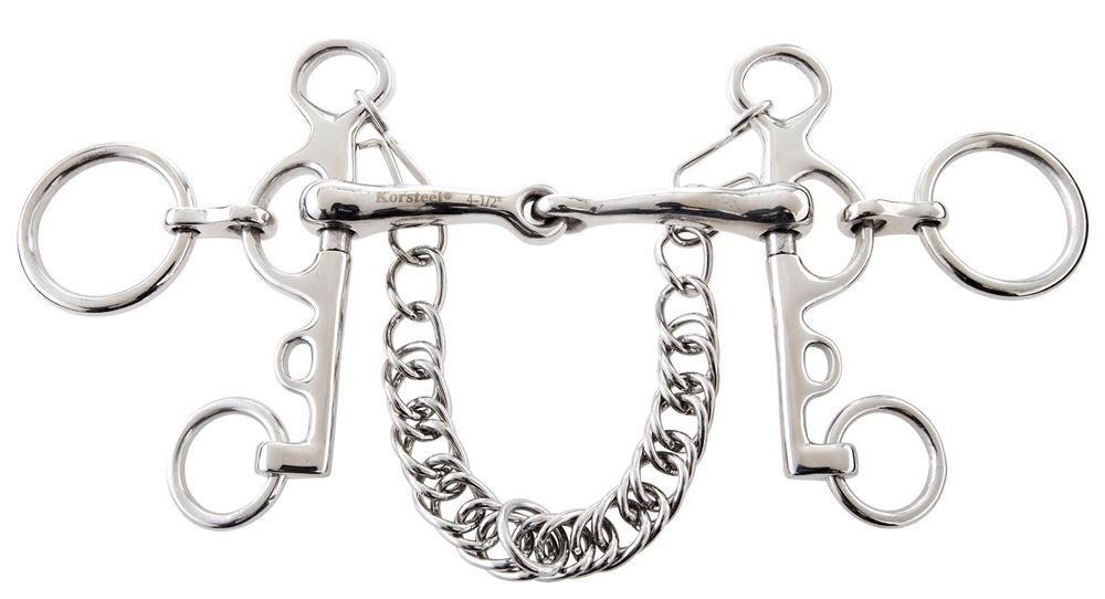 Korsteel Stainless Steel Rugby Pelham Bit