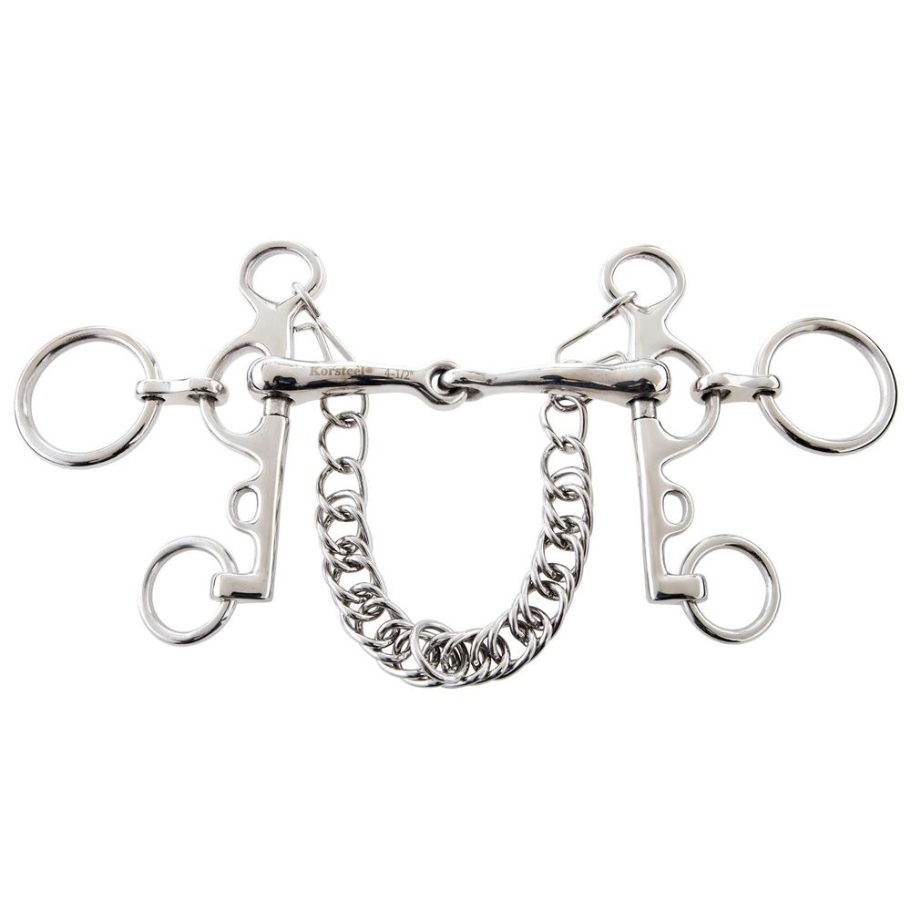 Korsteel Stainless Steel Rugby Pelham Bit