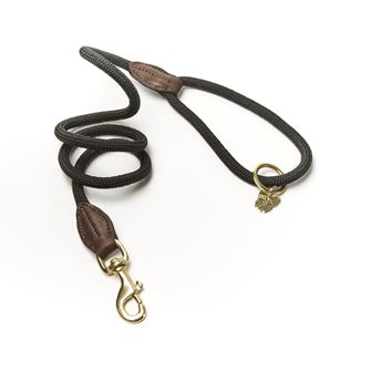 Shires Digby & Fox Fine Rope Lead (Black)