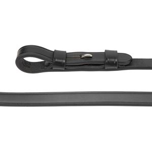 Shires Velociti Lusso Curb Reins - 54" x 1/2" (Black)
