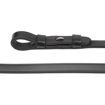Shires Velociti Lusso Curb Reins - 54" x 1/2" (Black)