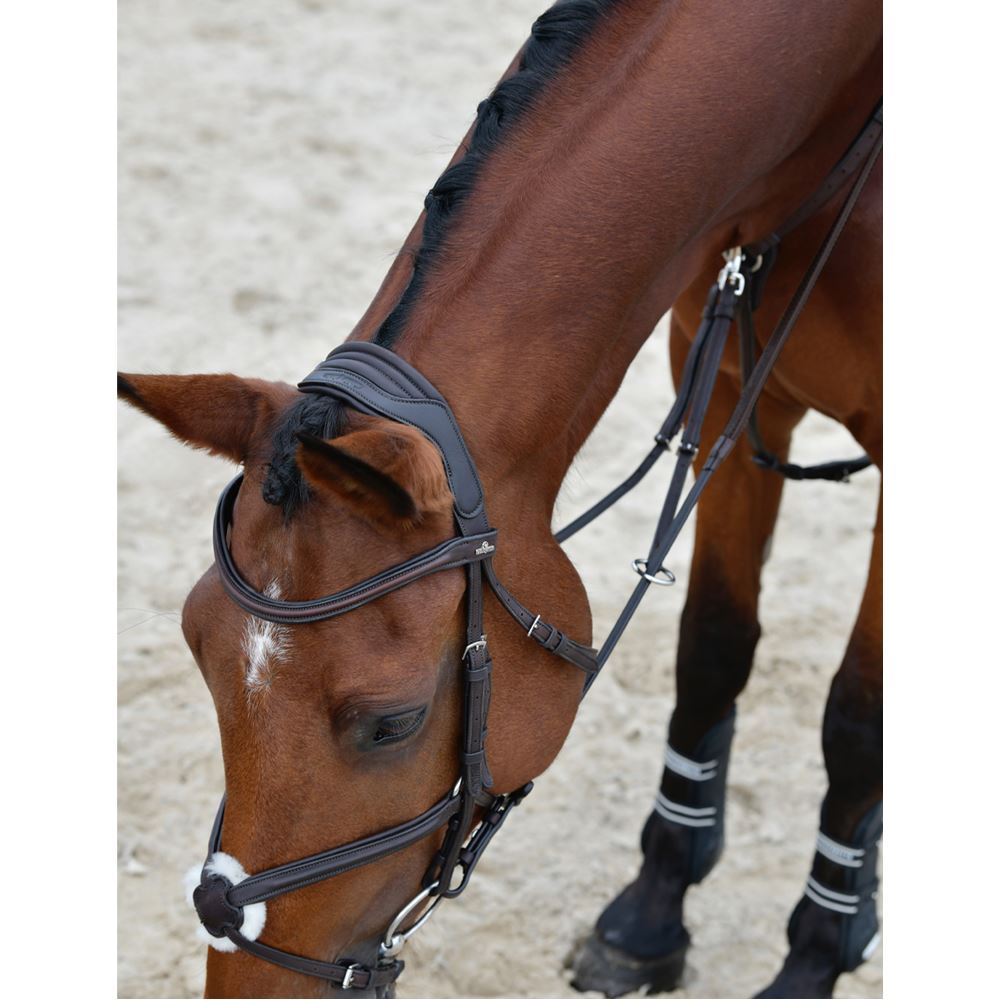Weatherbeeta Collegiate Comfitec Opulux Plain Grackle Bridle
