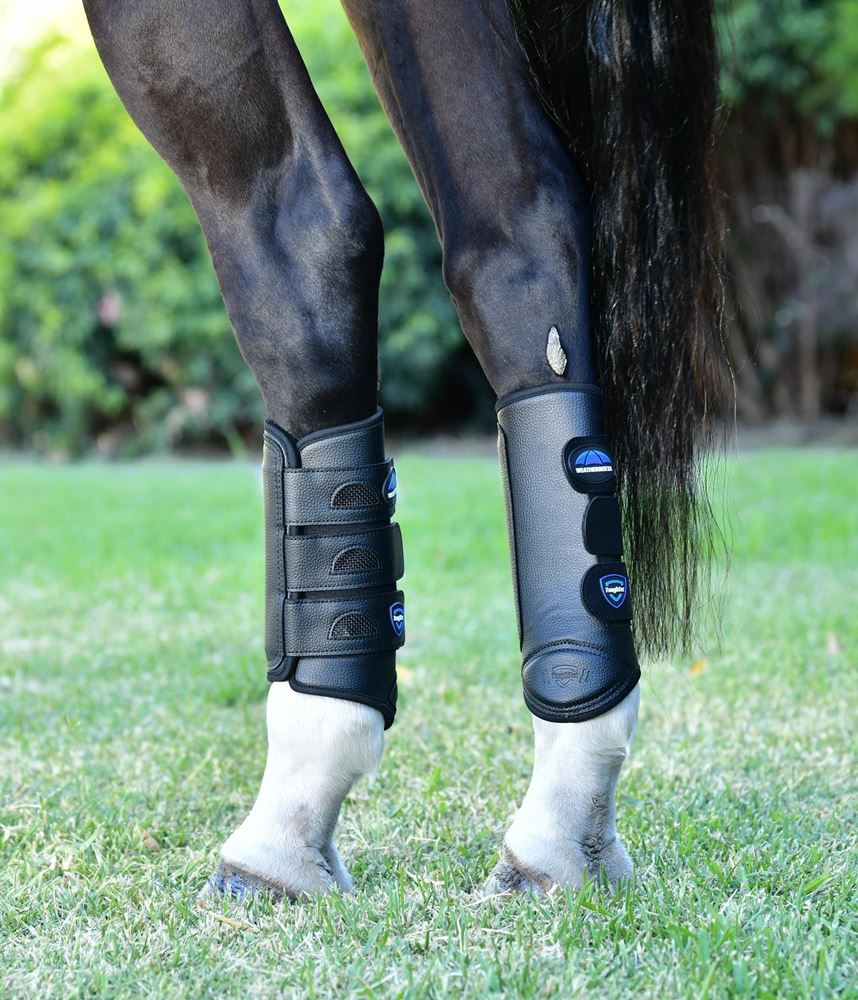 Weatherbeeta Tough-Tec Eventing Hind Boots (Black)