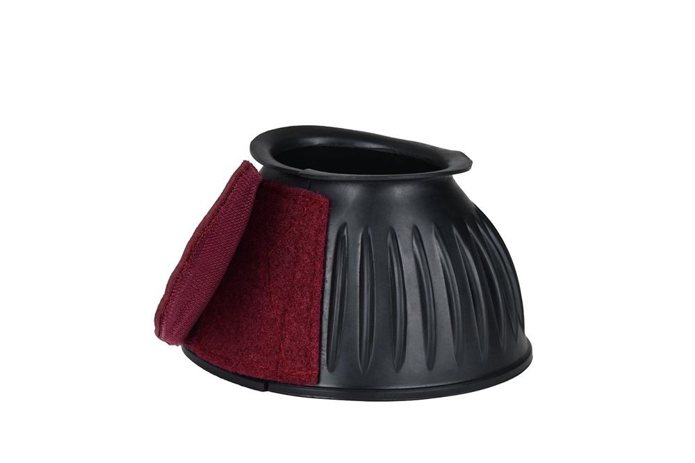 Weatherbeeta Tough-Tec Prime Rubber Bell Boots (Black/Burgundy)