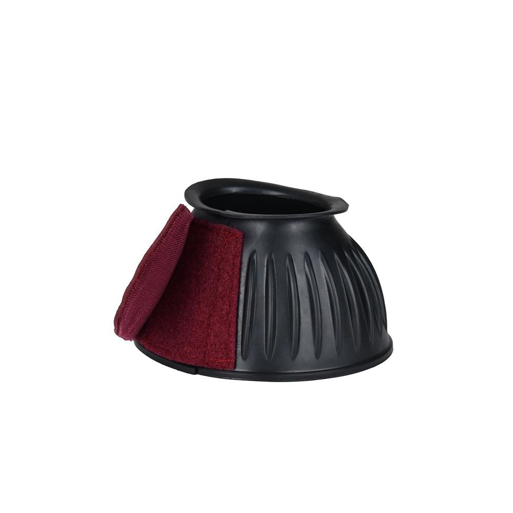 Weatherbeeta Tough-Tec Prime Rubber Bell Boots (Black/Burgundy)