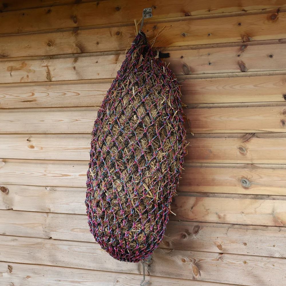 Hy Equestrian Slow Flow Ultra Haynet (Rainbow/Black)