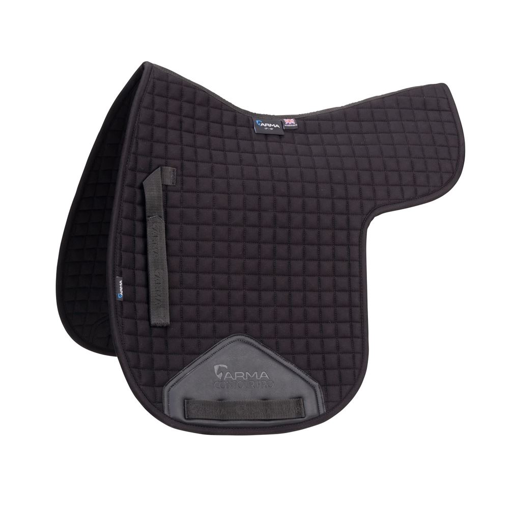 Shires Arma Deluxe Cotton Numnah (Black)