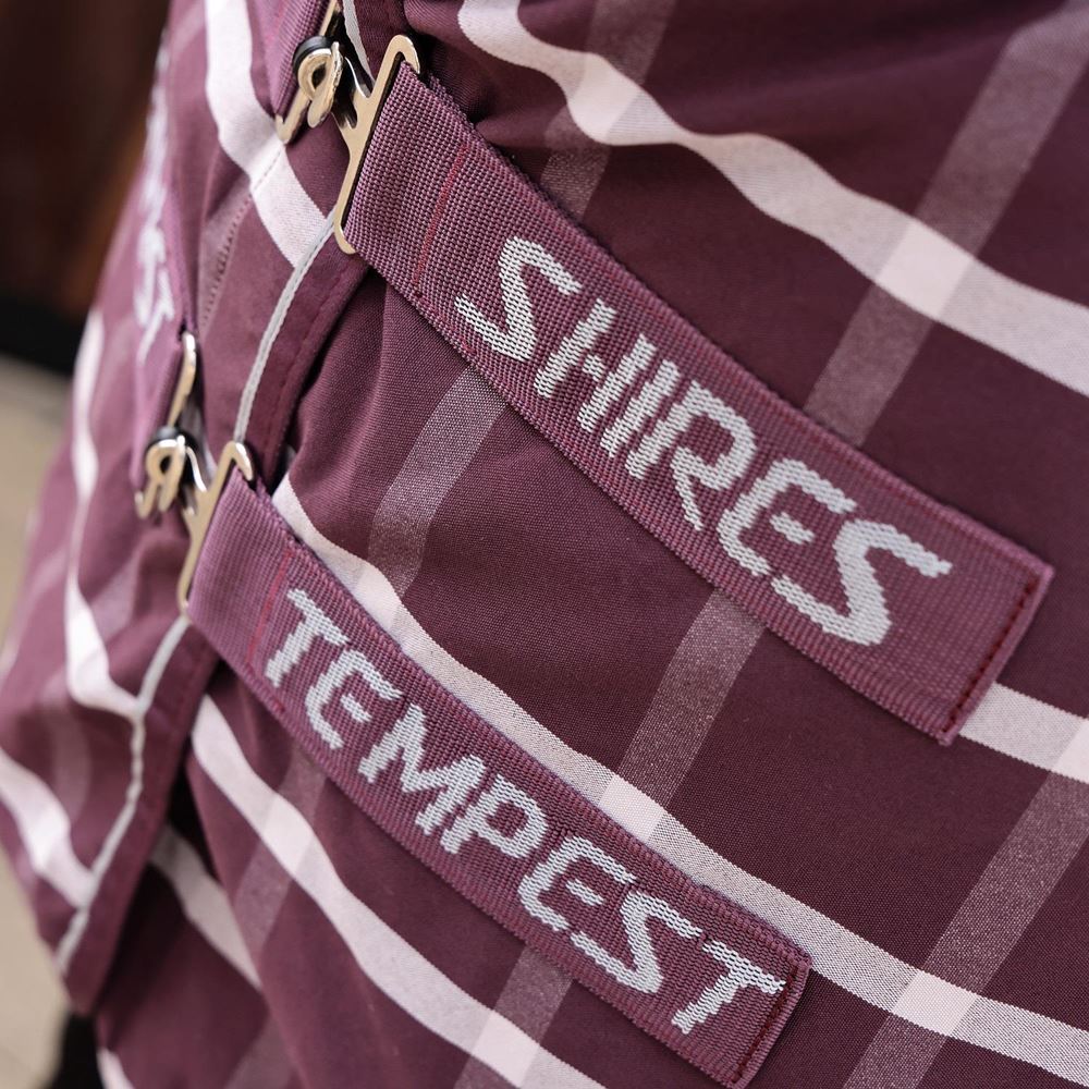 Shires Tempest Original Stable Sheet (Maroon Check)