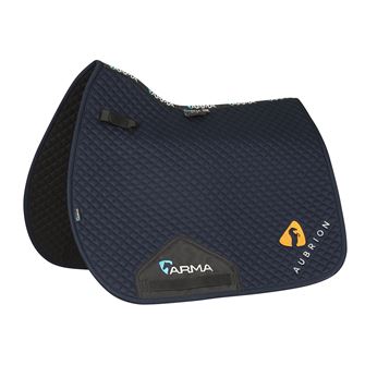 Shires Aubrion Branded GP Saddlecloth (Navy)