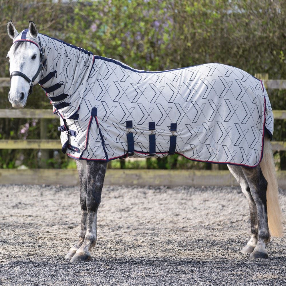 Hy Equestrian DefenceX System Guardian Fly Rug & Fly Mask