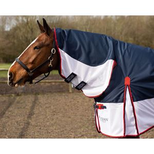 Gallop Trojan Fly Turnout Combo (Navy/White)