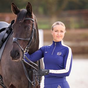 Shires Aubrion Team Winter Ladies Base Layer (Navy)