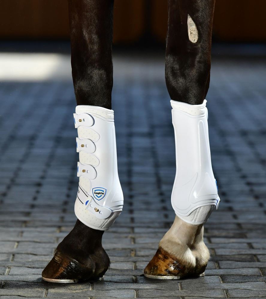 Weatherbeeta Tough-Tec Hard Shell Dressage Boots (White)