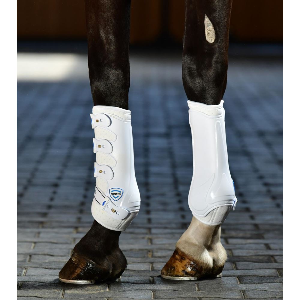 Weatherbeeta Tough-Tec Hard Shell Dressage Boots (White)
