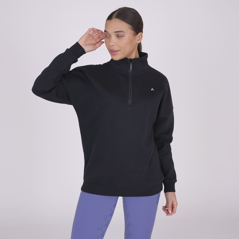 Shires Aubrion React Half Zip Sweatshirt (Shadow)