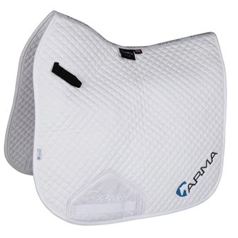 Shires ARMA Branded Dressage Saddlecloth (White)