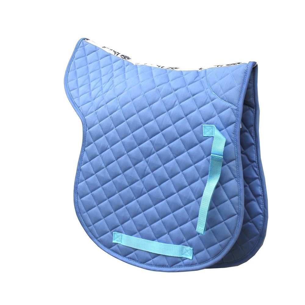 Rhinegold Cotton Quilted GP Numnah (Sky Blue)