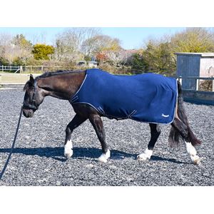 Rhinegold Fleece Horsewalker/Lunge Rug (Navy)