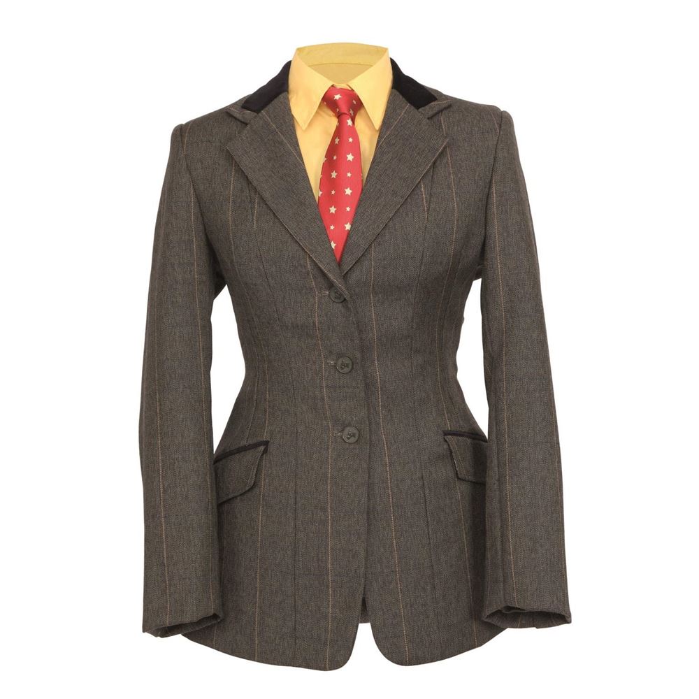 Shires Ladies Huntingdon Show jacket (Green Check)