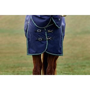 Weatherbeeta Comfitec Plus Dynamic Turnout Detach-A-Neck - 0g (Navy/Forest Green)