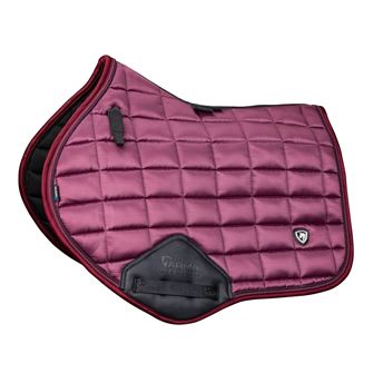 Shires ARMA Eltar Satin Jump Saddlecloth (Black Cherry)
