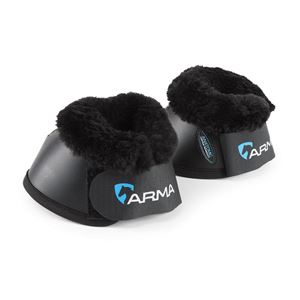 Shires ARMA NX-MAX+ SupaFleece Over Reach Boots (Black)