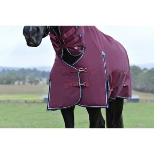 Weatherbeeta Comfitec Essential Turnout Combo - 220g (Burgundy/Navy)