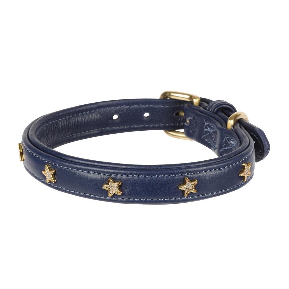 Digby & Fox Star Dog Collar (Navy)