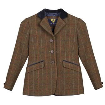Shires Aubrion Saratoga Jacket - Young Rider (Rust Check)