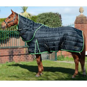 Gallop Trojan Dual 300 Stable Rug & Neck Set (Black/Green)
