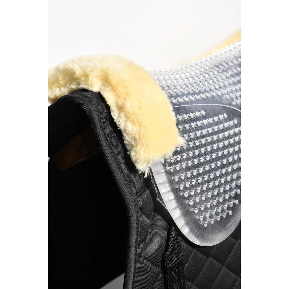 Rhinegold Luxe Trim Flexible Gel Saddle Pad