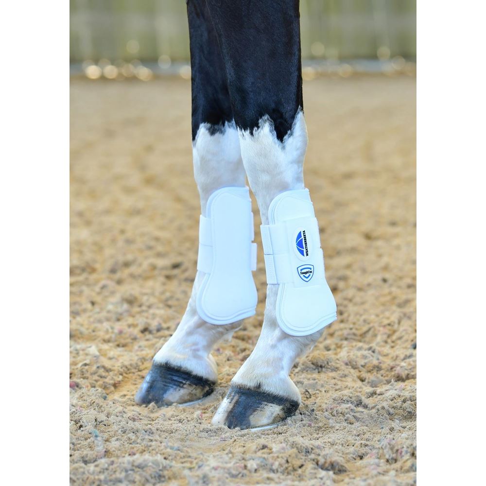 Weatherbeeta Tough-Tec Prime Open Front Boots (White)