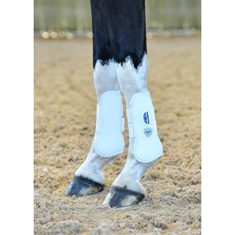 Weatherbeeta Tough-Tec Prime Open Front Boots (White)