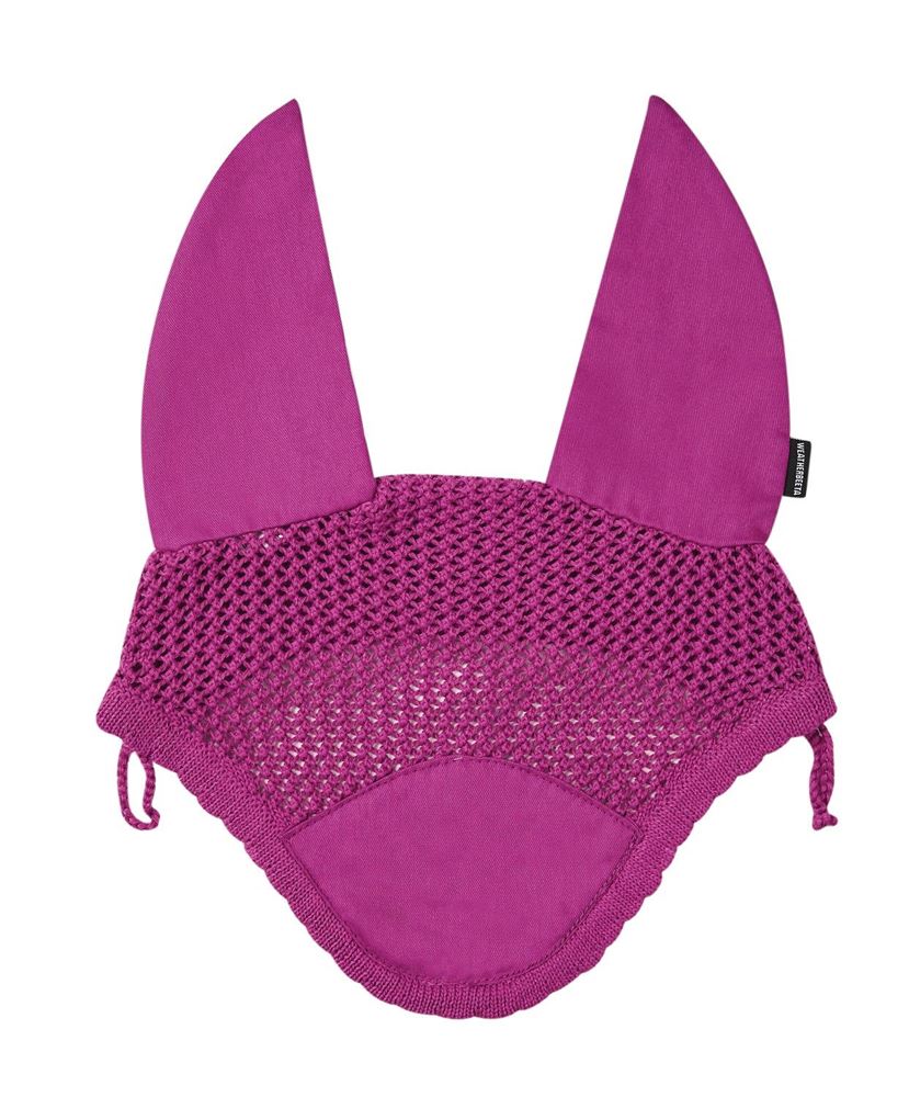 Weatherbeeta Prime Ear Bonnet (Red Violet)