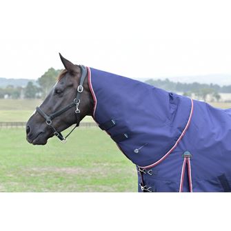 Weatherbeeta Comfitec Essential Neck Cover - 220g (Navy/Burgundy)