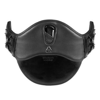 Shires Velociti Lusso Short Stud Girth with Elastic (Black)